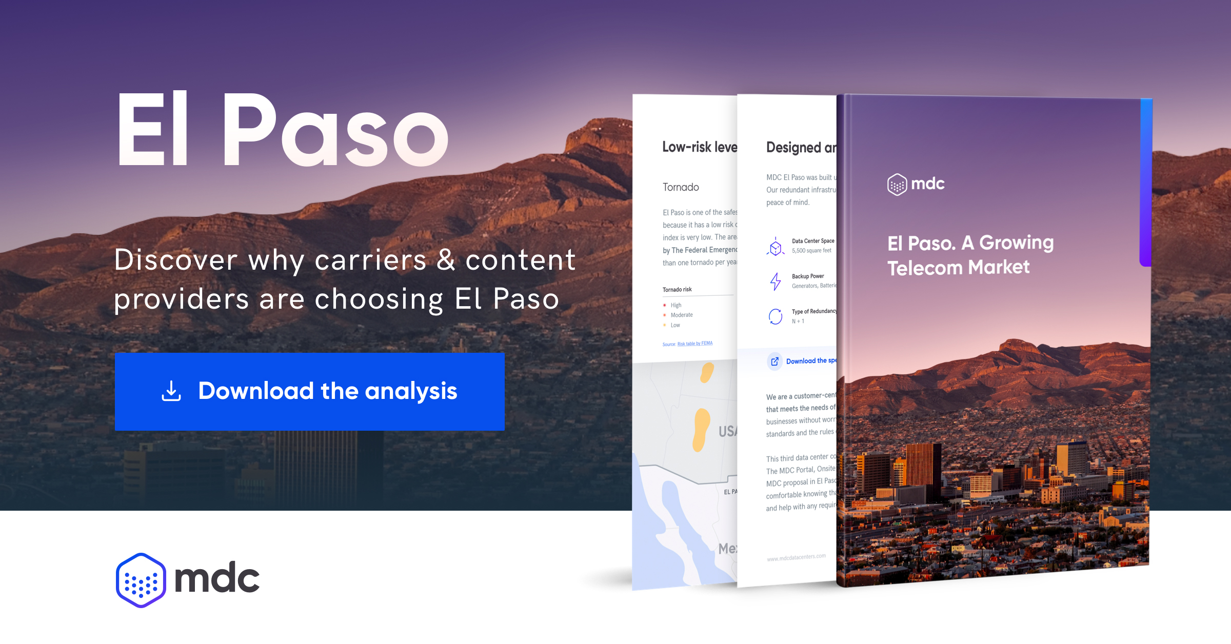 El Paso: A Growing Telecom Market | MDC Data Centers
